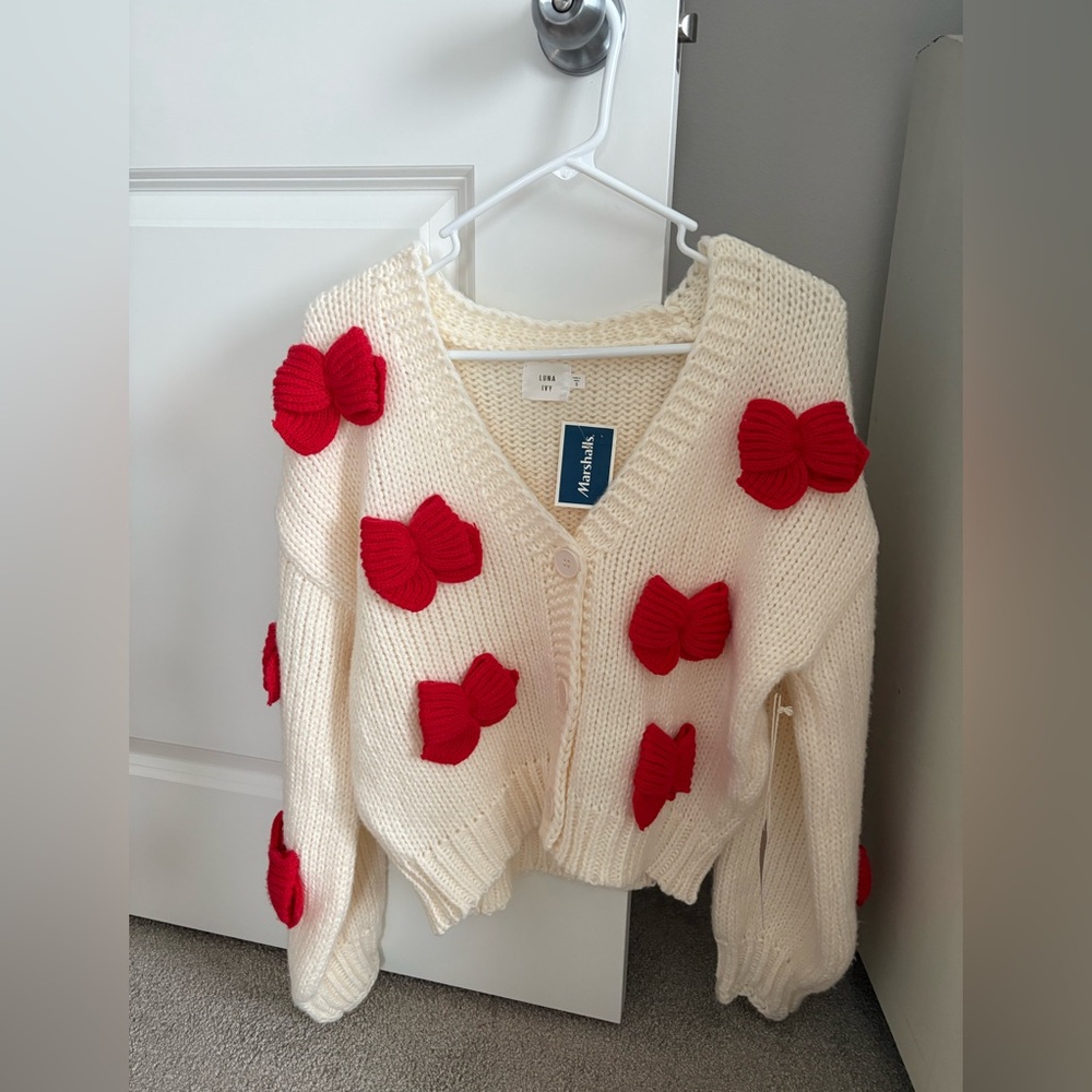 Luna Ivy Cardigan with Bows 🎀